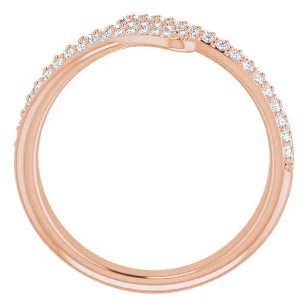 Bypass Pavé Ring Image 2 Hopman Jewelers Elkhart, IN