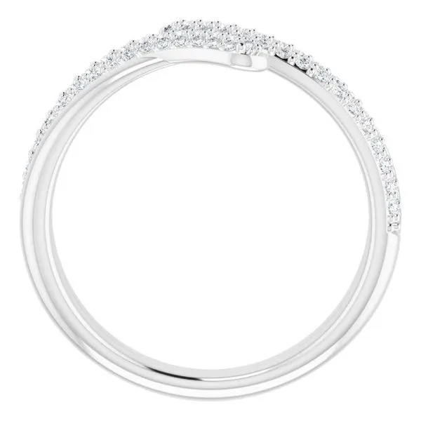 Bypass Pavé Ring Image 2 Rasmussen Jewelers Spanish Fork, UT