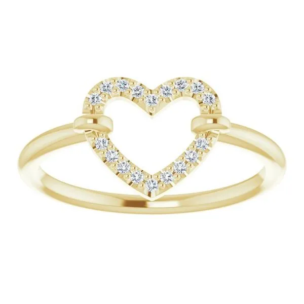 Heart Ring Image 3 Hopman Jewelers Elkhart, IN