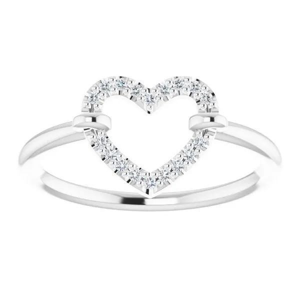 Heart Ring Image 3 Hopman Jewelers Elkhart, IN