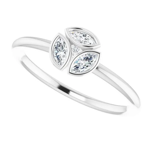 Cluster Ring Image 5 Hopman Jewelers Elkhart, IN