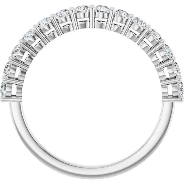 Shared-Prong Anniversary Band Image 2 Allain's Jewelry New Iberia, LA