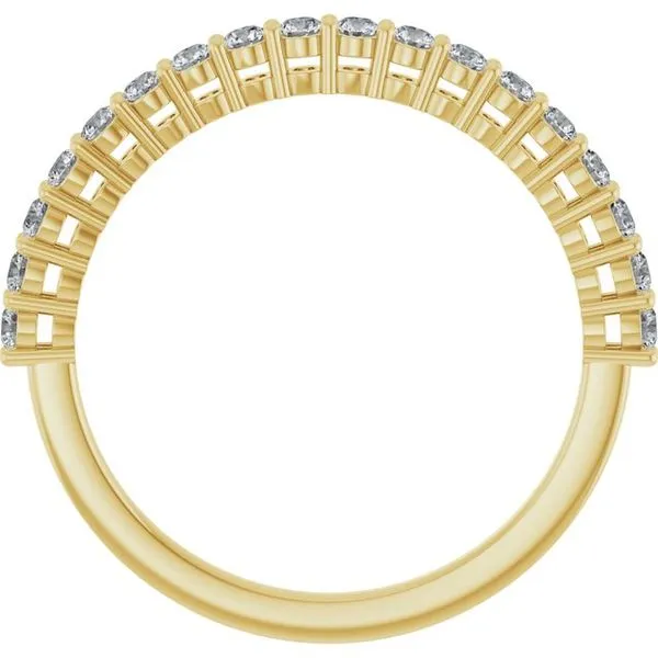 Shared-Prong Anniversary Band Image 2 Allain's Jewelry New Iberia, LA