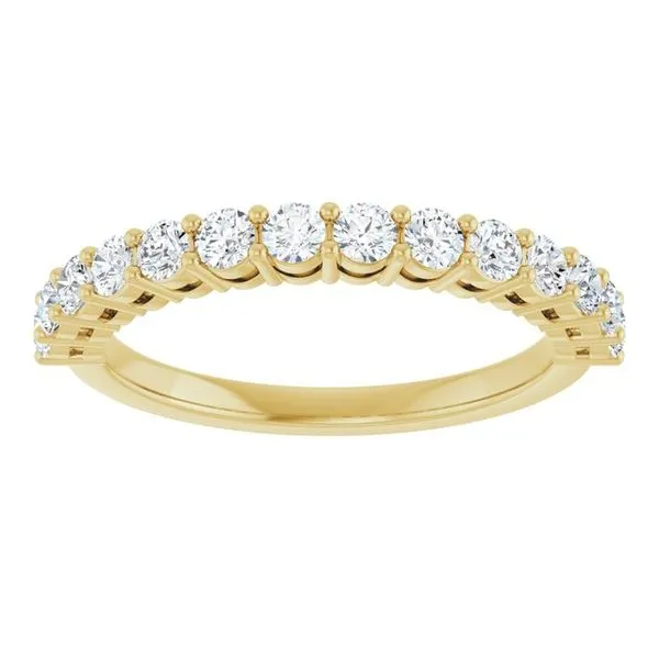 Shared-Prong Anniversary Band Image 3 L & L jewelers Scarborough, ME