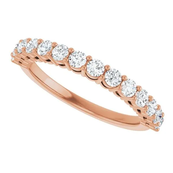 Shared-Prong Anniversary Band Image 5 L & L jewelers Scarborough, ME