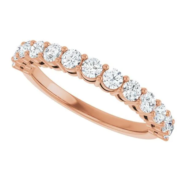 Shared-Prong Anniversary Band Image 5 Gold'N Creations Gretna, LA