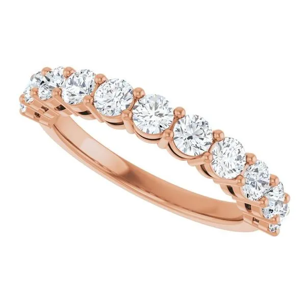 Shared-Prong Anniversary Band Image 5 L & L jewelers Scarborough, ME