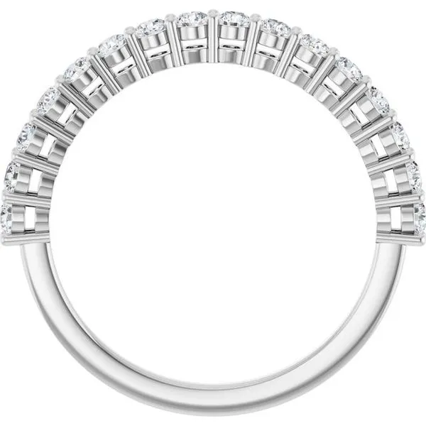 Shared-Prong Anniversary Band Image 2 Gold'N Creations Gretna, LA