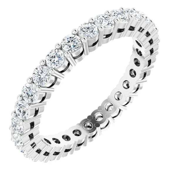 Shared-Prong Eternity Band L & L jewelers Scarborough, ME