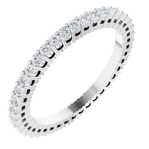 Shared-Prong Eternity Band L & L jewelers Scarborough, ME