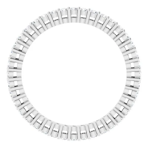 Shared-Prong Eternity Band Image 2 Allain's Jewelry New Iberia, LA