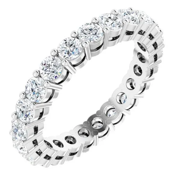 Shared-Prong Eternity Band L & L jewelers Scarborough, ME