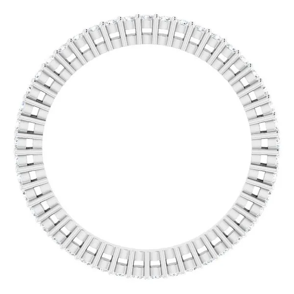 Shared-Prong Eternity Band Image 2 Allain's Jewelry New Iberia, LA