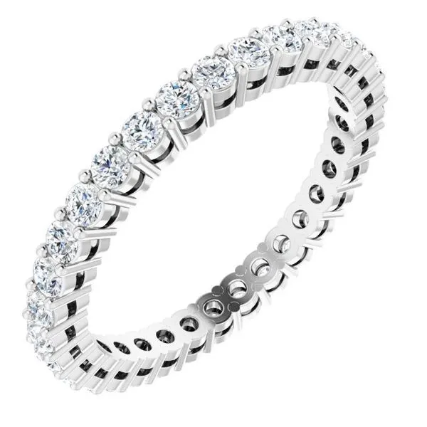 Shared-Prong Eternity Band L & L jewelers Scarborough, ME