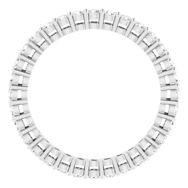Shared-Prong Eternity Band Image 2 L & L jewelers Scarborough, ME