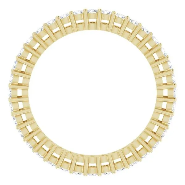 Shared-Prong Eternity Band Image 2 Allain's Jewelry New Iberia, LA