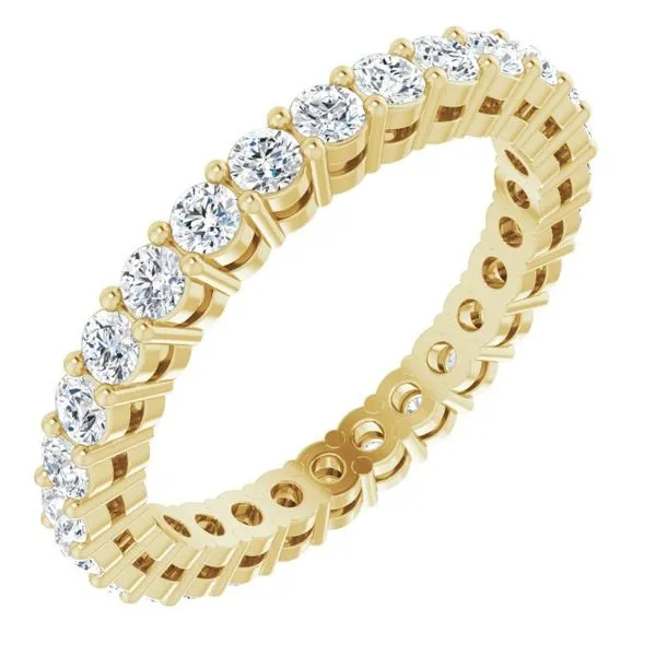 Shared-Prong Eternity Band L & L jewelers Scarborough, ME