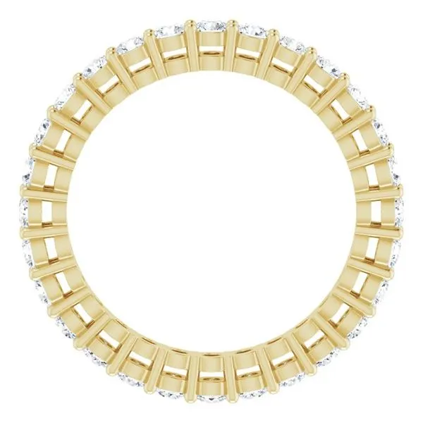 Shared-Prong Eternity Band Image 2 L & L jewelers Scarborough, ME