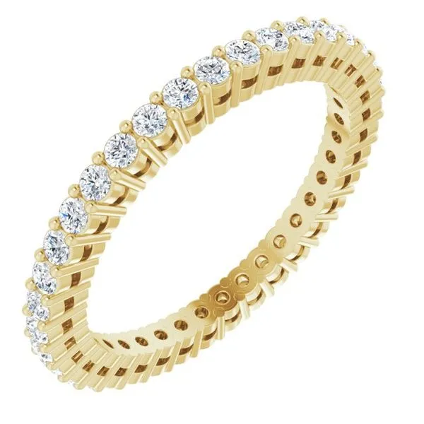 Shared-Prong Eternity Band L & L jewelers Scarborough, ME