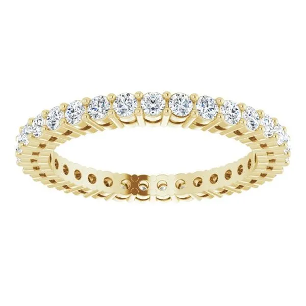 Shared-Prong Eternity Band Image 3 L & L jewelers Scarborough, ME
