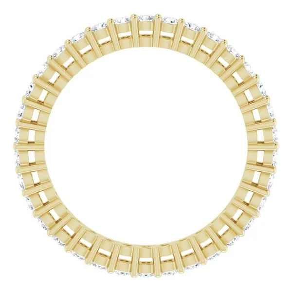 Shared-Prong Eternity Band Image 2 Allain's Jewelry New Iberia, LA