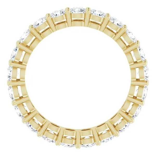 Shared-Prong Eternity Band Image 2 L & L jewelers Scarborough, ME