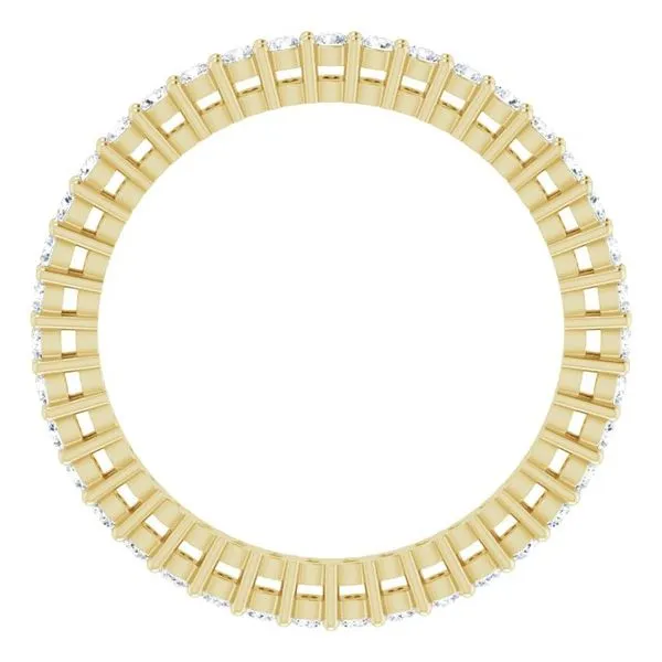 Shared-Prong Eternity Band Image 2 Allain's Jewelry New Iberia, LA