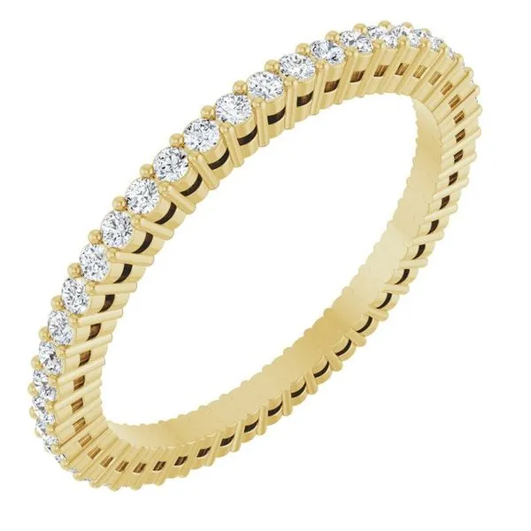 Shared-Prong Eternity Band L & L jewelers Scarborough, ME