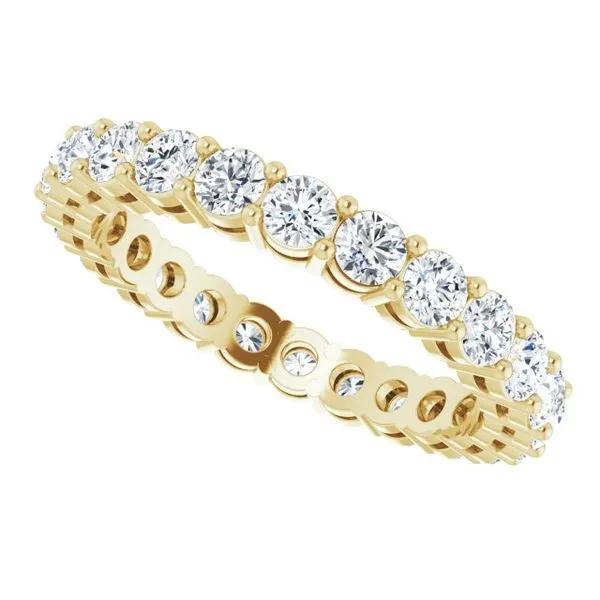 Shared-Prong Eternity Band Image 5 L & L jewelers Scarborough, ME