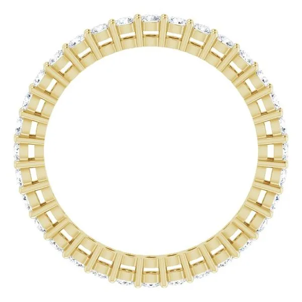 Shared-Prong Eternity Band Image 2 L & L jewelers Scarborough, ME