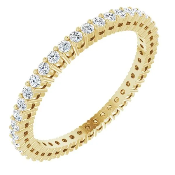 Shared-Prong Eternity Band L & L jewelers Scarborough, ME