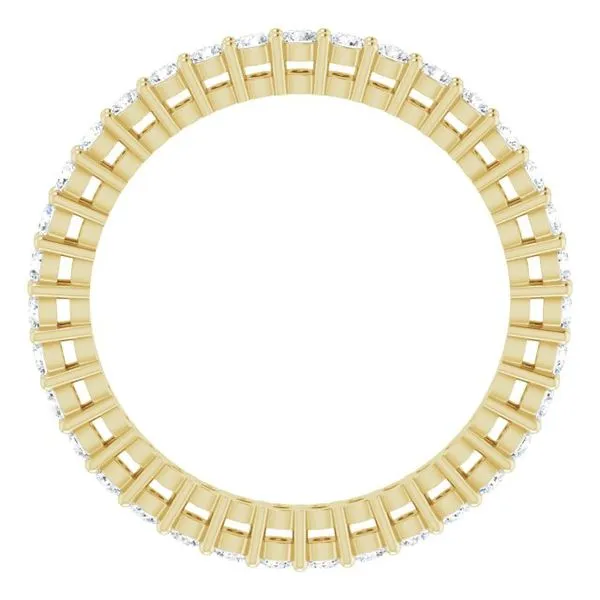 Shared-Prong Eternity Band Image 2 Allain's Jewelry New Iberia, LA