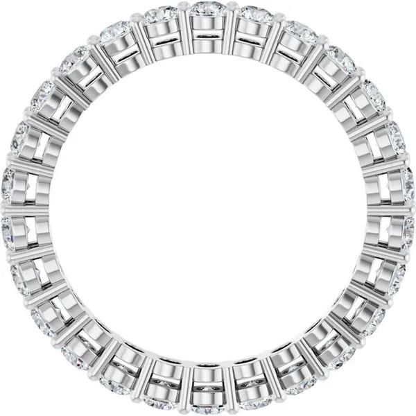Shared-Prong Eternity Band Image 2 Allain's Jewelry New Iberia, LA
