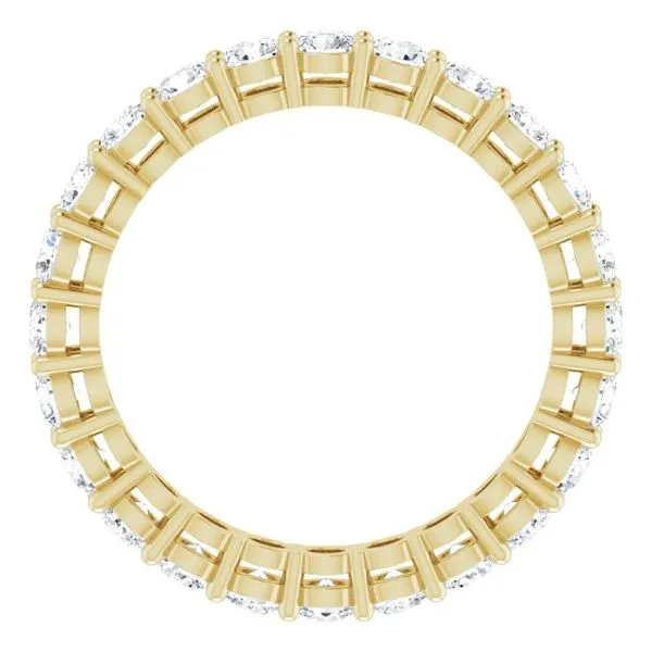 Shared-Prong Eternity Band Image 2 L & L jewelers Scarborough, ME
