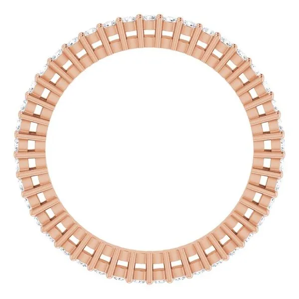 Shared-Prong Eternity Band Image 2 Allain's Jewelry New Iberia, LA