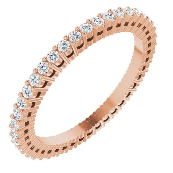 Shared-Prong Eternity Band L & L jewelers Scarborough, ME