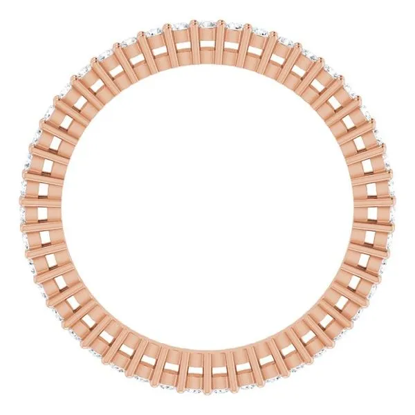 Shared-Prong Eternity Band Image 2 Allain's Jewelry New Iberia, LA