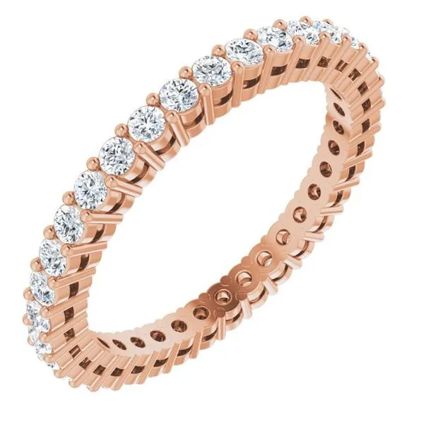 Shared-Prong Eternity Band L & L jewelers Scarborough, ME