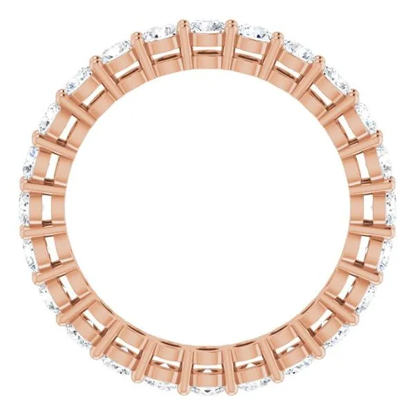 Shared-Prong Eternity Band Image 2 L & L jewelers Scarborough, ME