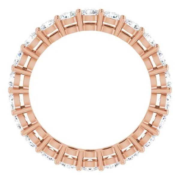 Shared-Prong Eternity Band Image 2 L & L jewelers Scarborough, ME