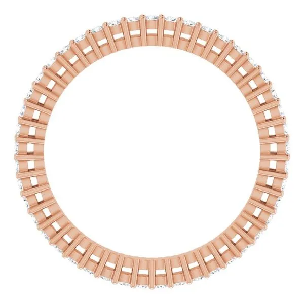 Shared-Prong Eternity Band Image 2 Allain's Jewelry New Iberia, LA