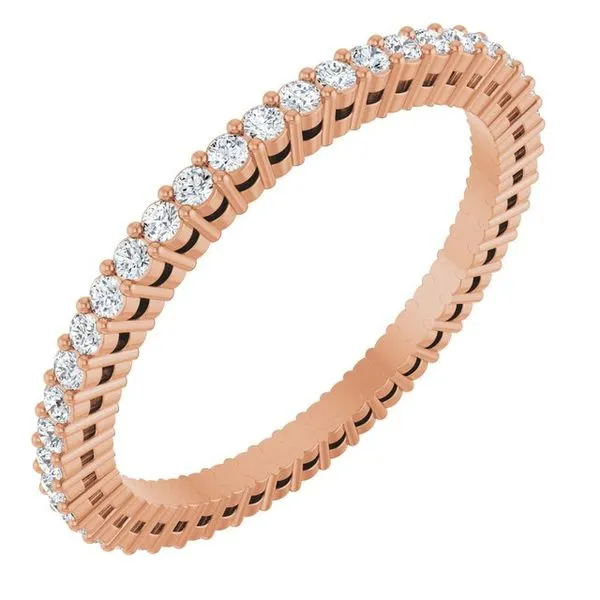 Shared-Prong Eternity Band L & L jewelers Scarborough, ME