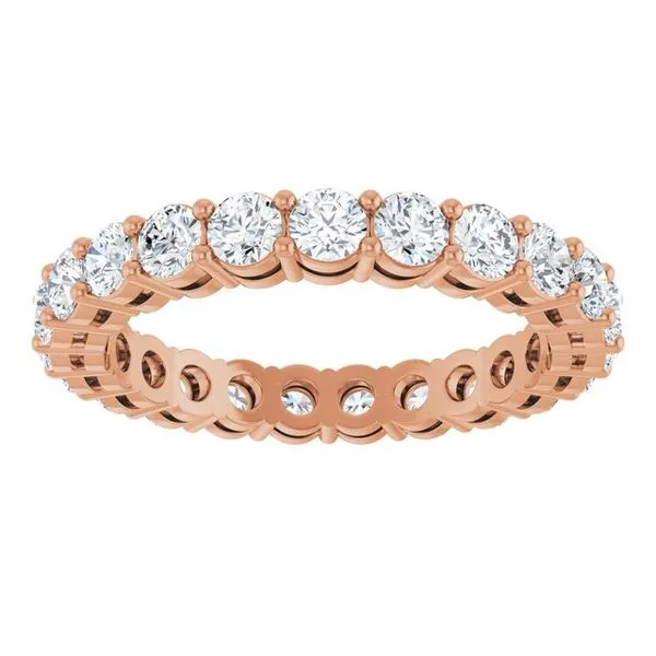 Shared-Prong Eternity Band Image 3 L & L jewelers Scarborough, ME