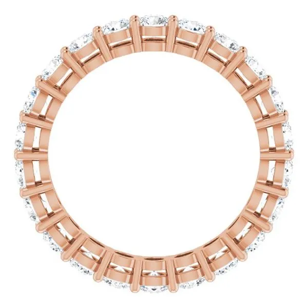 Shared-Prong Eternity Band Image 2 L & L jewelers Scarborough, ME