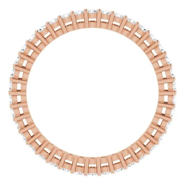 Shared-Prong Eternity Band Image 2 L & L jewelers Scarborough, ME