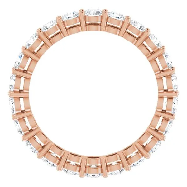 Shared-Prong Eternity Band Image 2 L & L jewelers Scarborough, ME