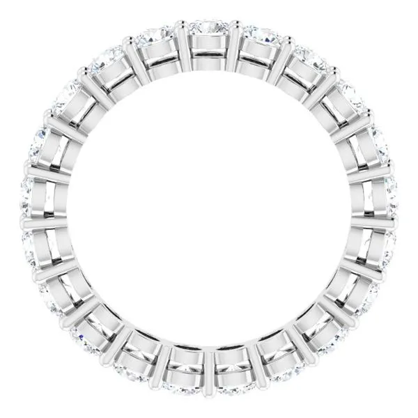 Shared-Prong Eternity Band Image 2 L & L jewelers Scarborough, ME
