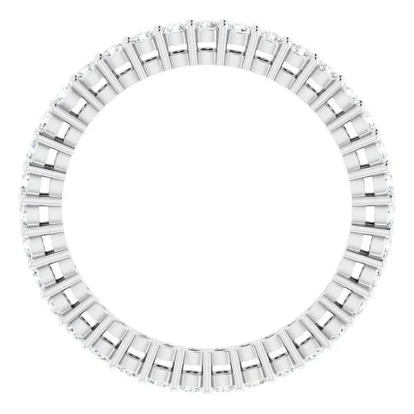 Shared-Prong Eternity Band Image 2 Allain's Jewelry New Iberia, LA