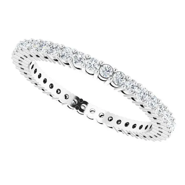 Shared-Prong Eternity Band Image 5 Allain's Jewelry New Iberia, LA