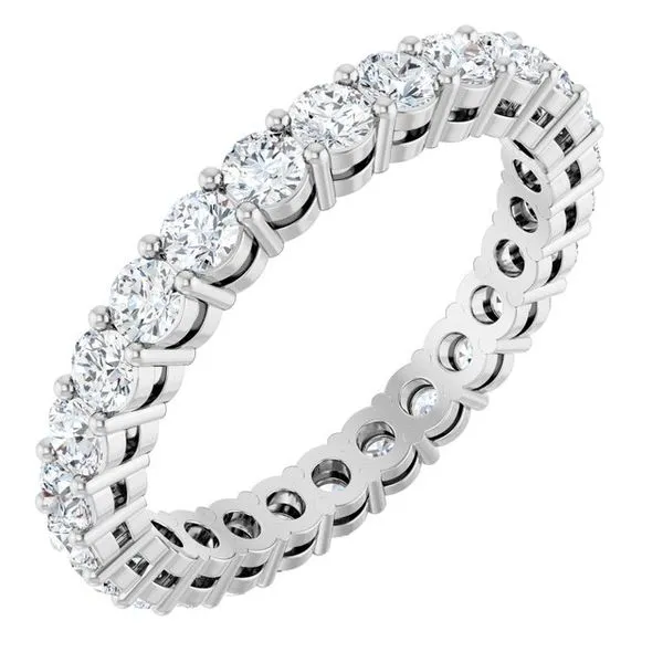 Shared-Prong Eternity Band L & L jewelers Scarborough, ME